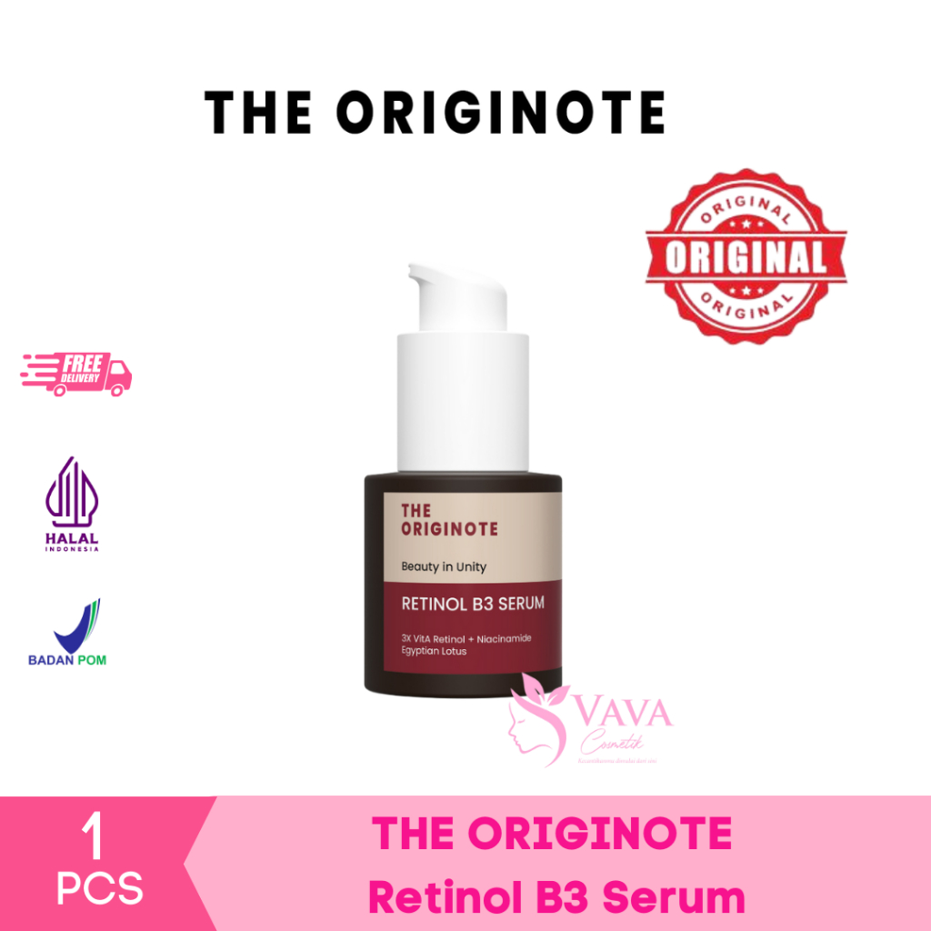 The Originote Retinol B3 Serum - Anti Aging Serum Disguises Fine Lines Evens Out Skin Color Treats Acne-Prone Skin