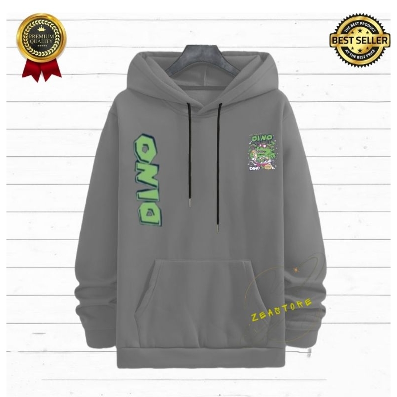 Hoodie Distro Bandung Dino KK Premium Quality Unisex Men Women Clothes