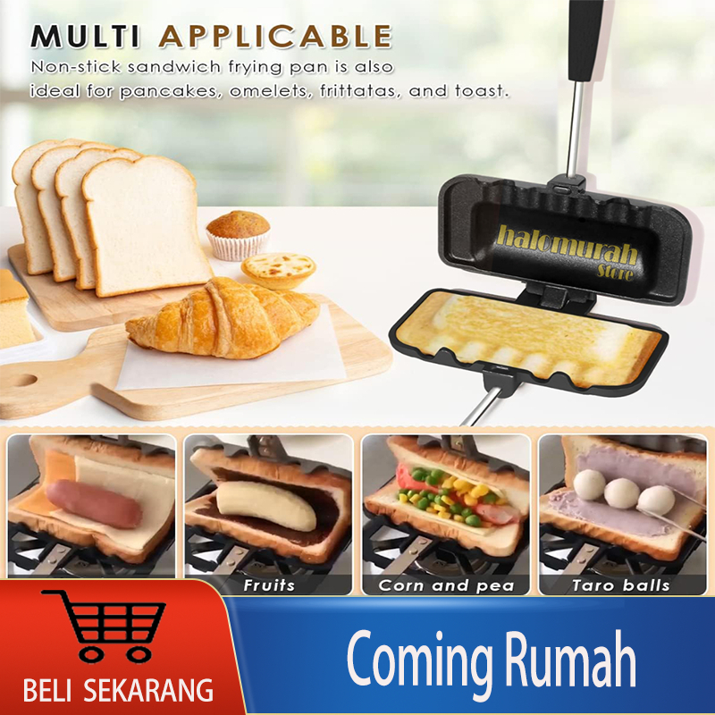 Sandwich Waffle Maker Sandwich Sausage Waffle Maker Pan Long Waffle Sandwich Mold Tool