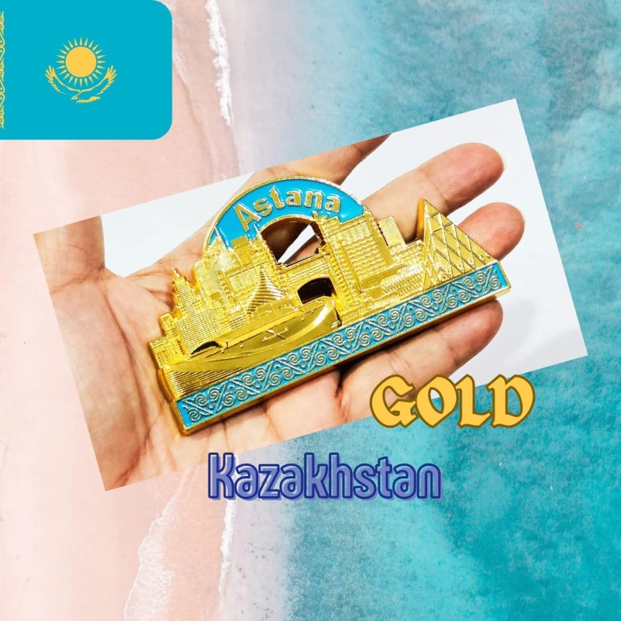 Kazakhstan Fridge magnet Souvenir By Kazakhstan State