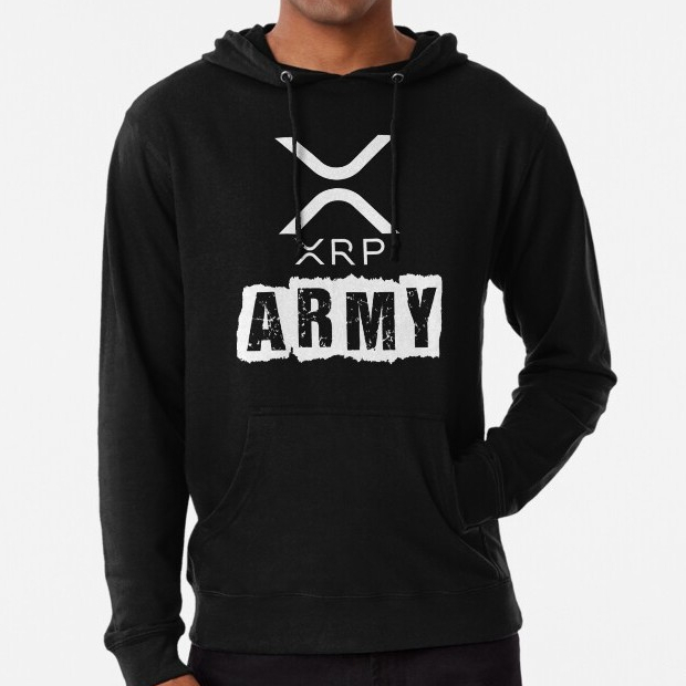 Hoodie Sweater RIPPLE crypto token coin XRP Premium Quality Sweater fleece