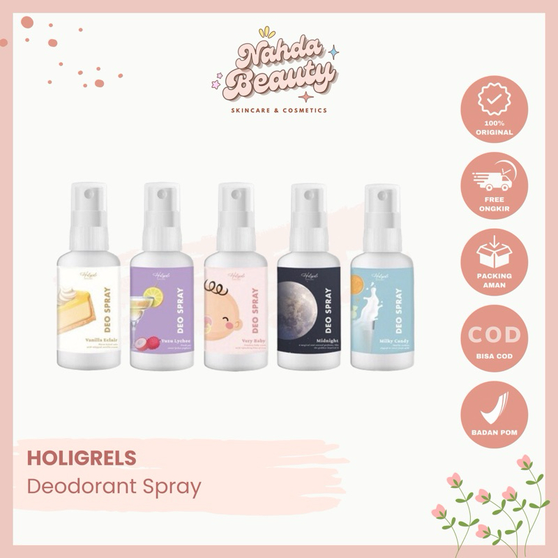 Bpom Deo Spray by Holigrels Original 60mL / Deodorant / Alum / Underarm Odor Remover / Underarm Brightener / Holigrelskincare Holigrel