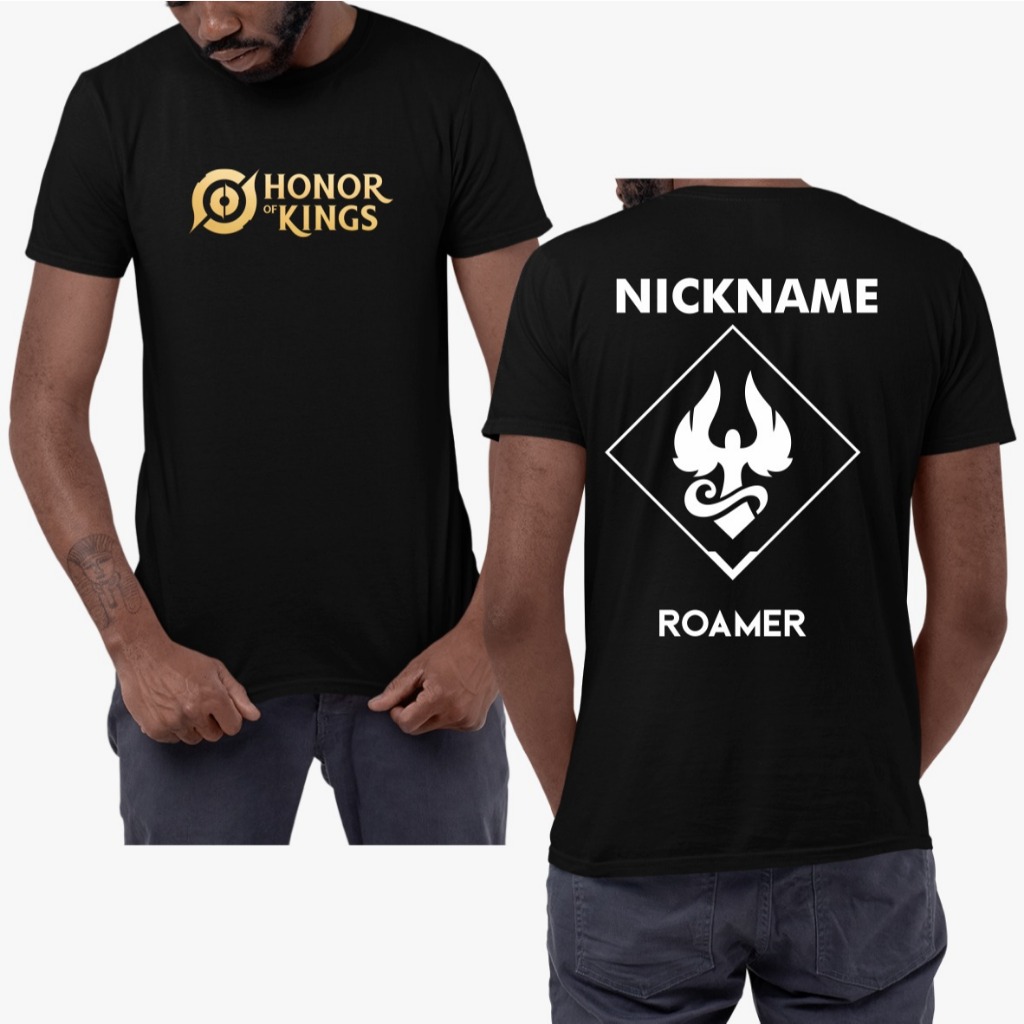 T-shirts Unisex Men's Women's Tops Clothing Online Game Theme Custom Nick Name Honor Of Kings 2024 Latest Boys / Girls / Honof Of Kings T-shirts