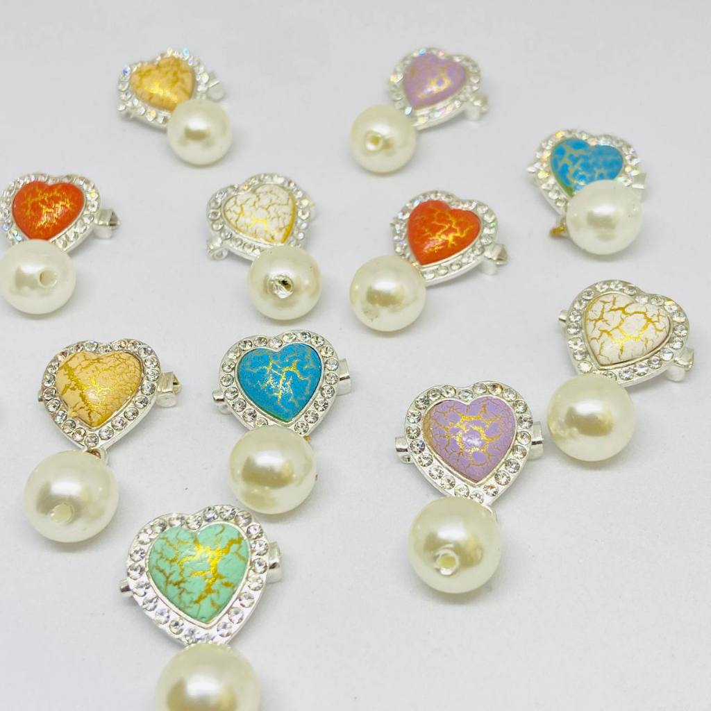 Luxury Pearl Brooch Pin Beautiful Cute Hijabers Hijab Elegant Latest Model Gold Korean Modern Women 2 Pcs