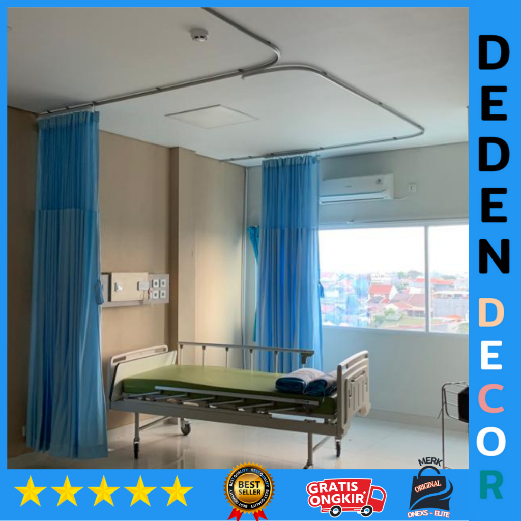 Dnexs Elite Factory Net Hospital Curtains Anti-Bacterial Lab Tested