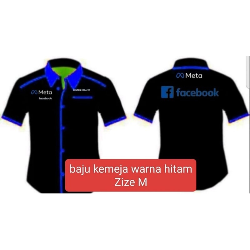 KEMEJA Meta creator facebook Shirt free custom Shirt Design Unit