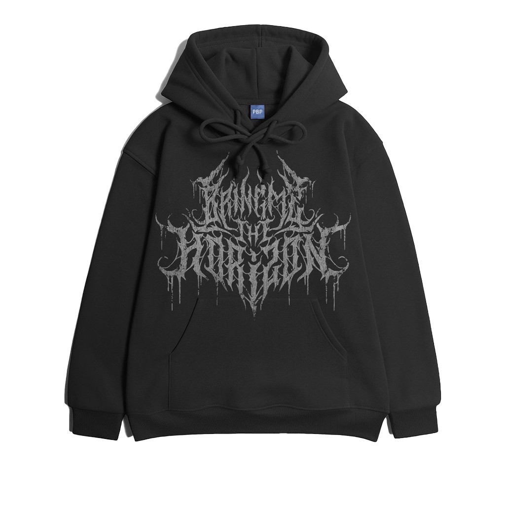 BMTH Bring Me The Horizon Darkness Black Unisex Merchandise Hoodie - Black Jacket Band Merch Men Women Retro Vintage
