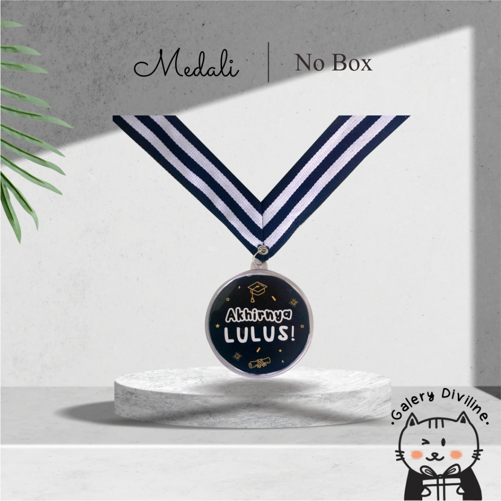 Diviline Medal Custom Simple Gift Box 10x10x5cm