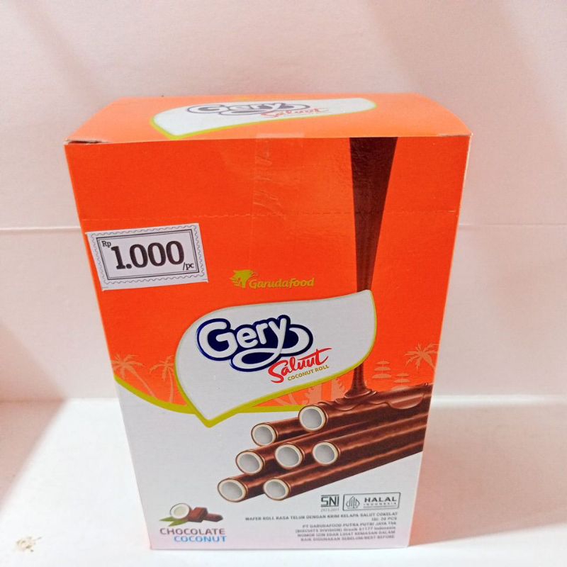 Gery saluut coconut roll contains 20 pcs