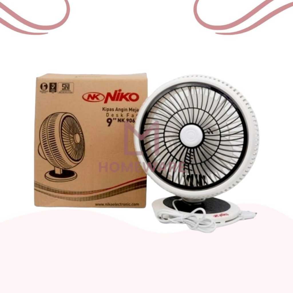 Table Fan Niko NK-906 A Fan 9" Desk Fan Niko NK 906 A / Niko 9 Inch Desk Fan Niko NKD 9 / Stand Fan 16 NK-16NLR Niko / Desk Fan Wall Fan 9inch Table Fan Niko Wall
