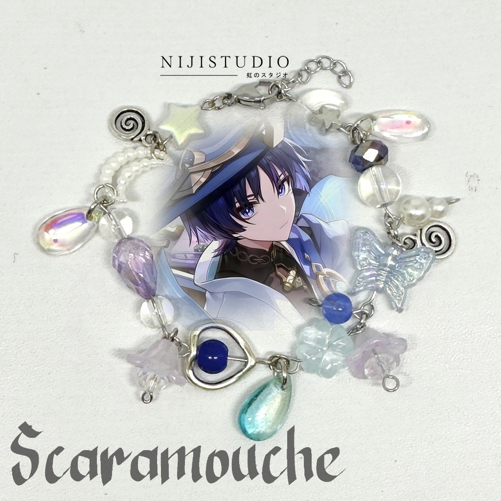 GANTUNGAN Scaramouche wander genshin collection * ̊ | Bracelet | Bracelet | Phone charms | Hp HANGER | Bookmark | Bookmark | Earrings | Earrings