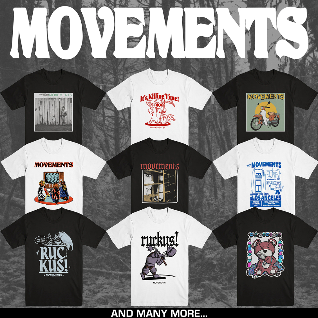 Movements | T-shirt BAND | Post HARDCORE | Merchandise