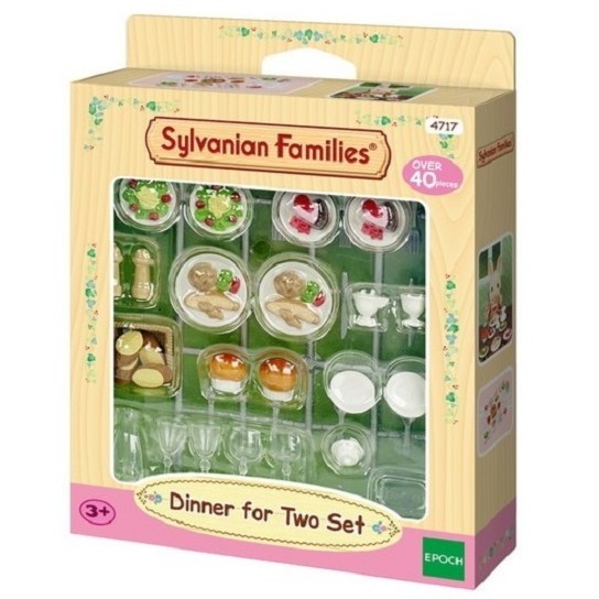 SYLVANIAN FAMILIES Sylvanian Keluargaes Dinner For Two Set ORIGINAL EPOCH Toy Doll Collection