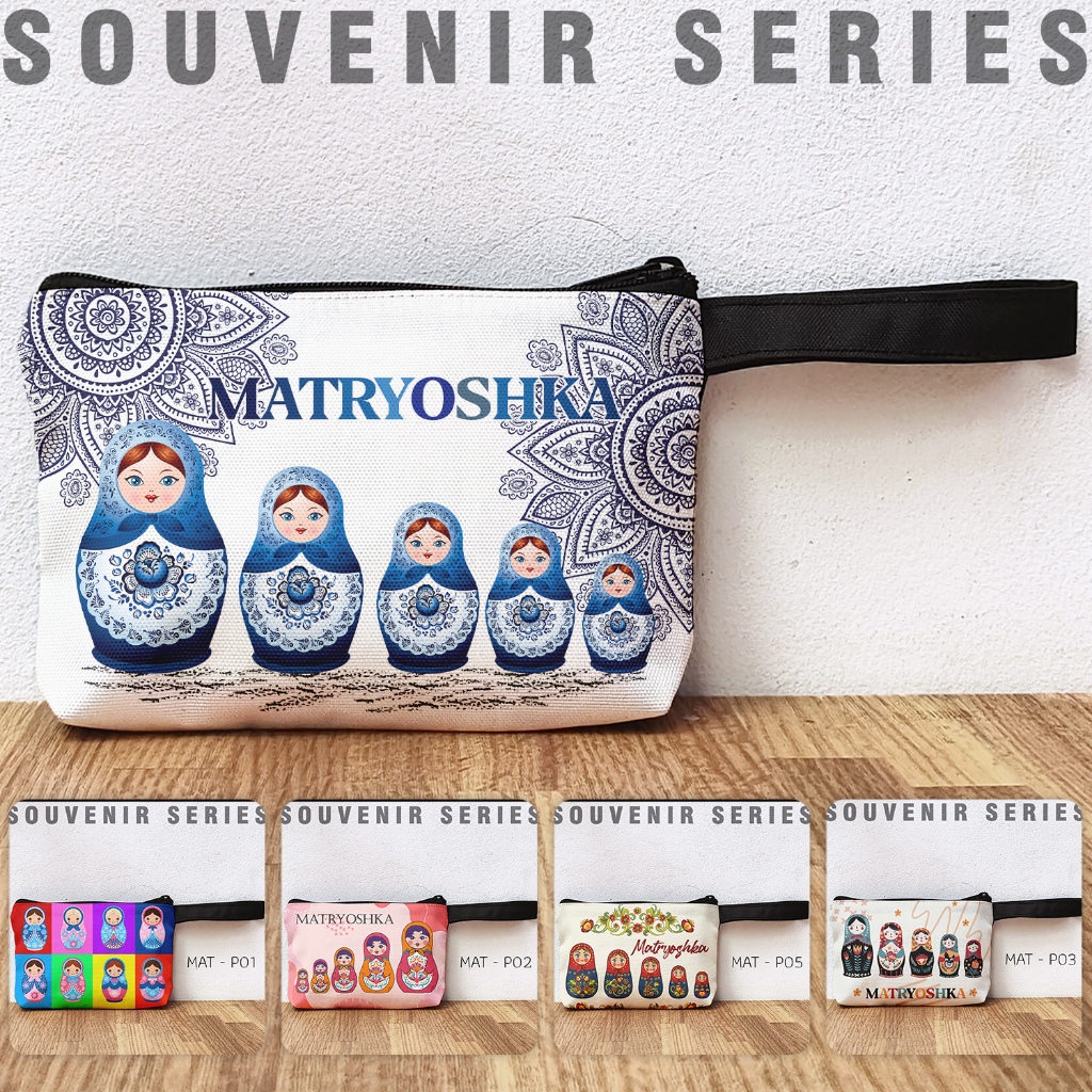 Matryoshka Russian Souvenir Wallet Pouch