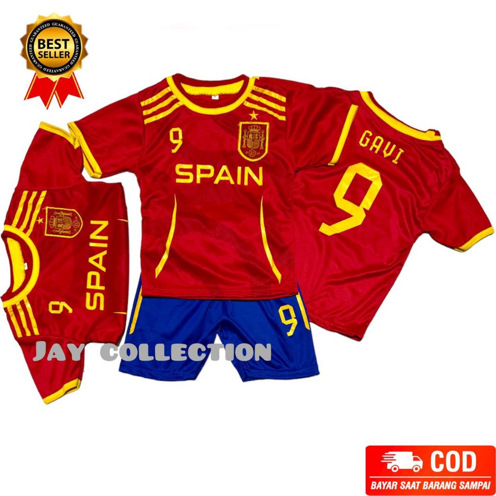 Spanish National Team Football JERSEY Suits (SPAIN) Boys Girls UNISEX Newest Age 6 Months - 14 Years Soccer Shirts Toddler Men Women Soccer Shirts BABY Boys Girls Sports Clothes BABY TSHIRT DISTRO KIDS FASHION Festive