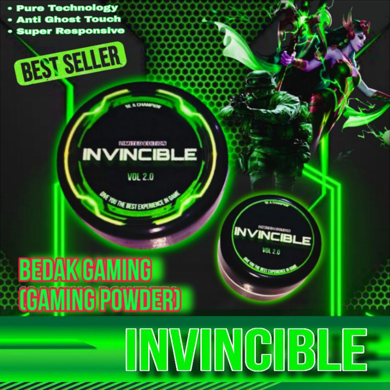 Invincible Premium Powder Gaming Gaming Powder Regular Size And Solo Merchandise For Gamer