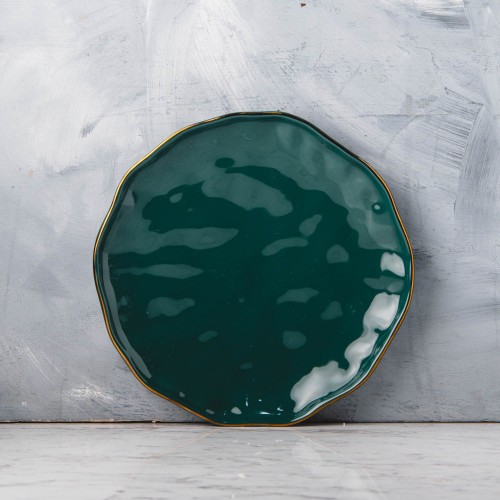 Brewsuniq - Sliver Tint Green Dinnerware Series - Beautiful, Unique, Minimalist Dinner Plates and Bowls