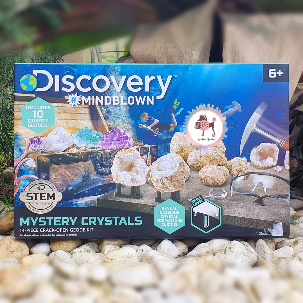 Discovery Mindblown Mystery Crystals Geode Kit