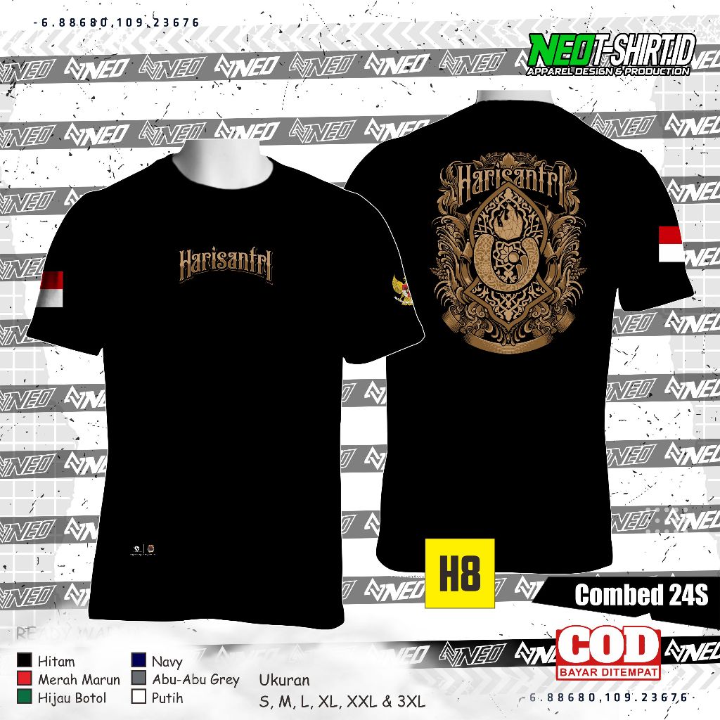 Student Day T-Shirt 2024 | H7 | Short | Ministry Of Religion Official Logo | Premium 24s