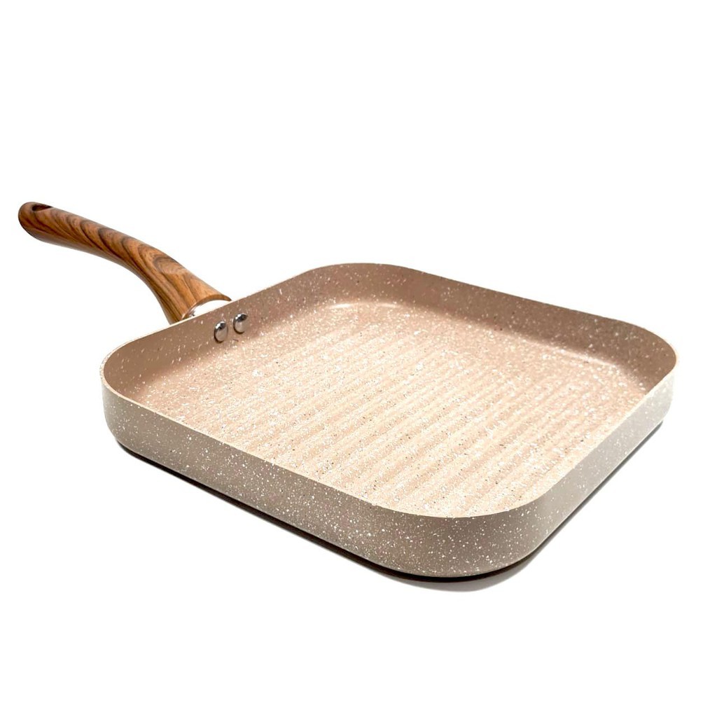 Grill - Grill PAN Ceramic MARBLE 24cm VR / Grill PAN MARBLE / Grill PAN MARBLE Non-Stick / Grill PAN MARBLE Multipurpose / Panci MARBLE / CAKE PAN / Non-Stick PAN / Non-Stick Frying PAN / PAN Multipurpose