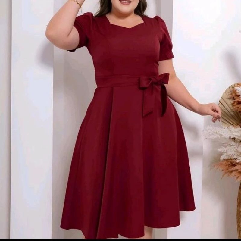 ANJANI DRESS M-XXXXL// midi dress KOREAN/ DRESS SSABRINA DRESS