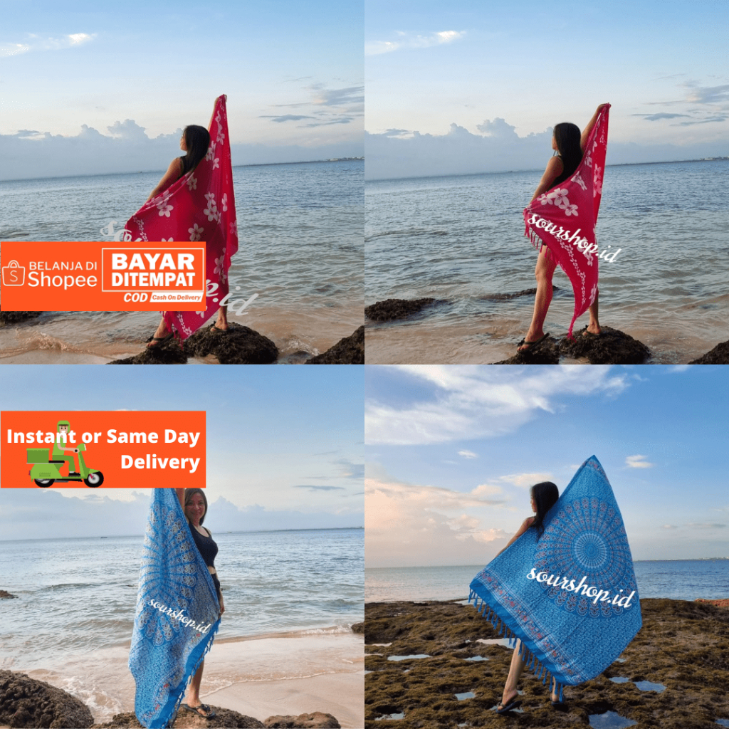 Typical Balinese Beach Cloth | Smooth beach cover|Balinese Sarong 145cm×100cm PART 2