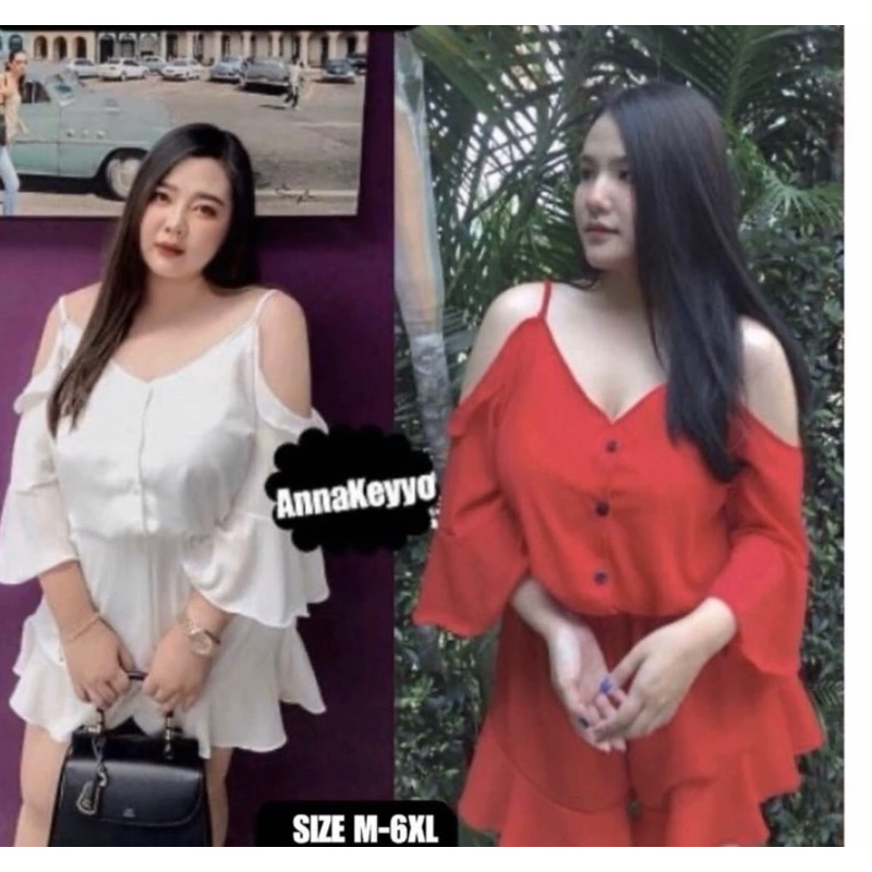 MAIKA JUMPSUIT SIZE M-6XL jumpsuitbigsize jumpsuitjumbo plussize JUMPSUIT curvy JUMPSUIT curvy bigsize jumpsuit woman jumpsuit plus size
