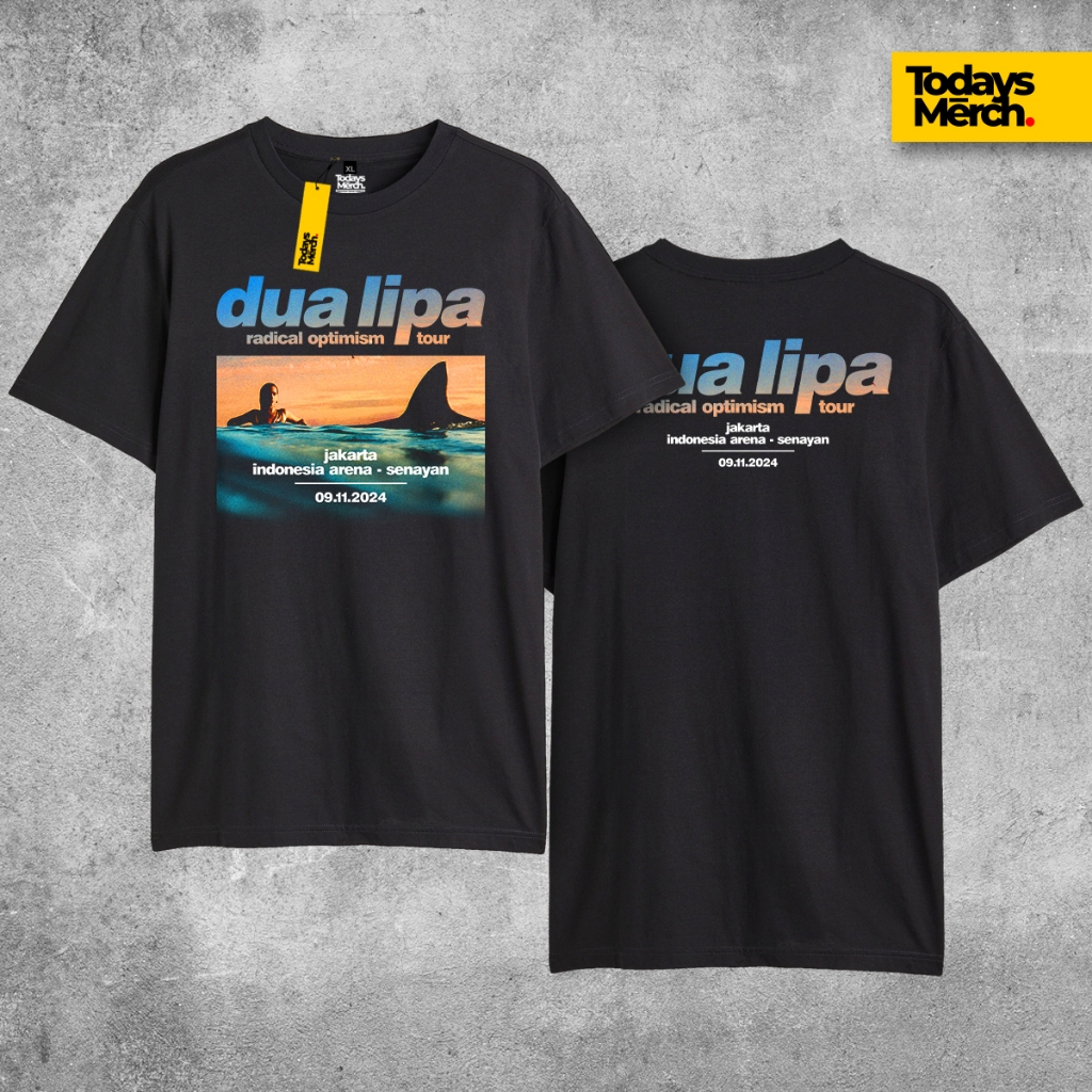 T-shirt Dua Lipa Concert Cotton 30's Todays Merch