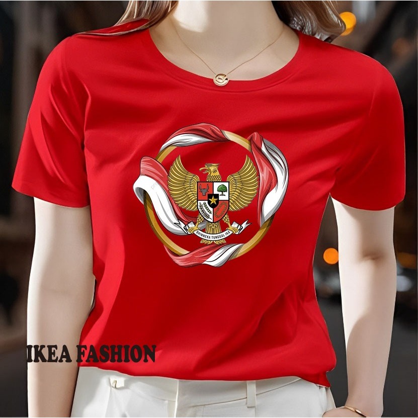 Women's T-Shirt/Buy 3 Free EXTRA BAS HEADSET/GARUDA Flag T-Shirt/OVERSIZE T-Shirt/OVERSIZE Women's T-Shirt/30S COTTON T-Shirt/Women's T-Shirt/Men's T-Shirt/Imported Women's T-Shirt/Contemporary Women's T-Shirt/JUMBO/ Women's T-Shirt KOREAN STYLE Short Sle