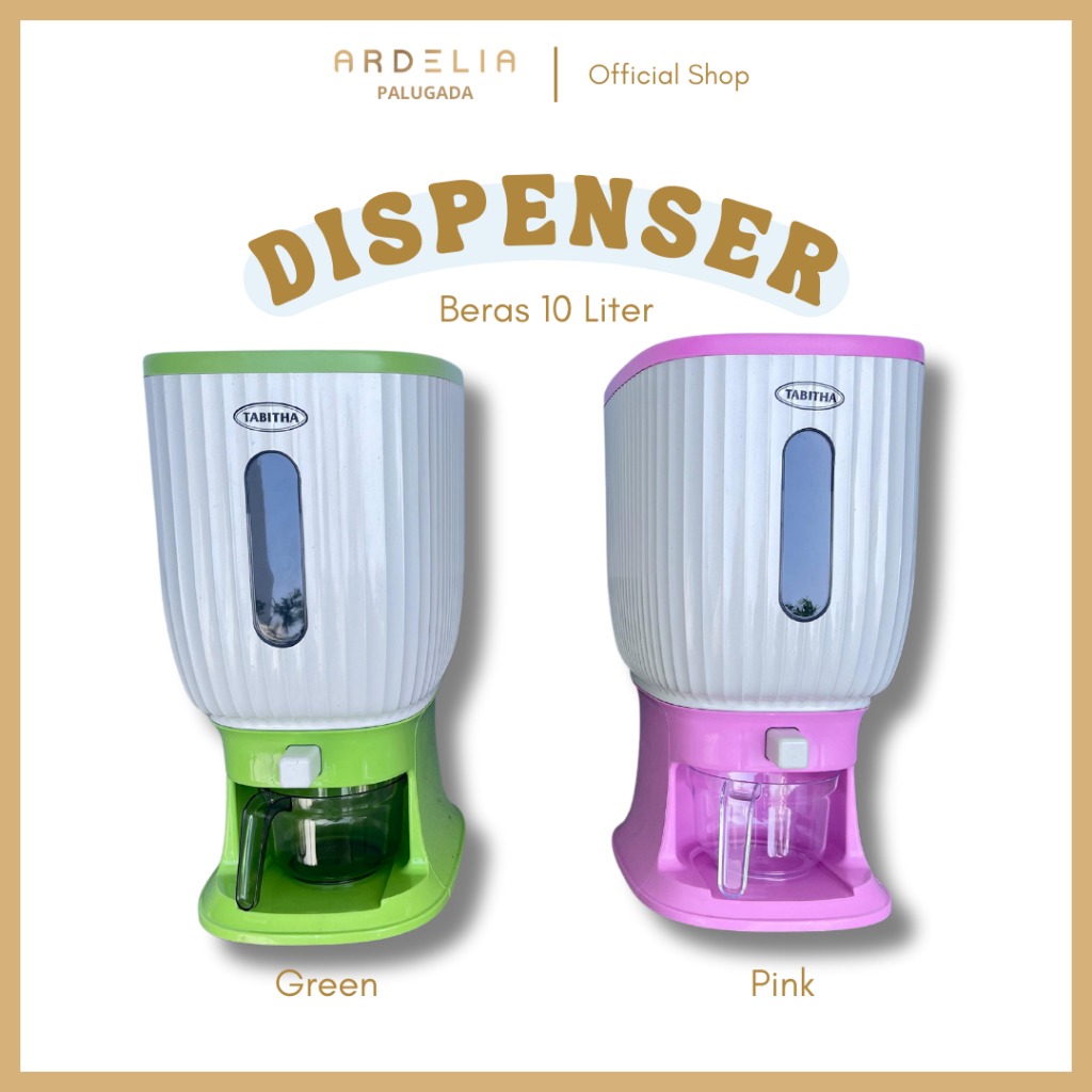 Rice DISPENSER 10 LITER 5kg Plastic Rice Container | Palugada Order