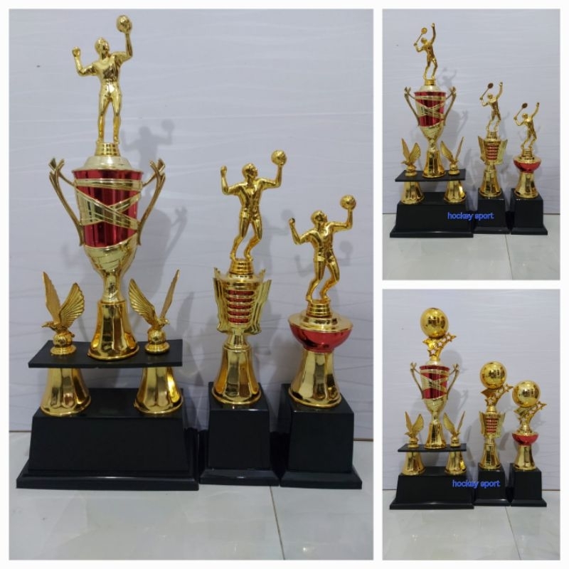 Badminton Cup Trophy/Football/Table Tennis/Music/Bird/Karate/Music/Bike/Running Athlete/Chess Trophy Costum 2ft Cup Writing (Package NO. 6 )