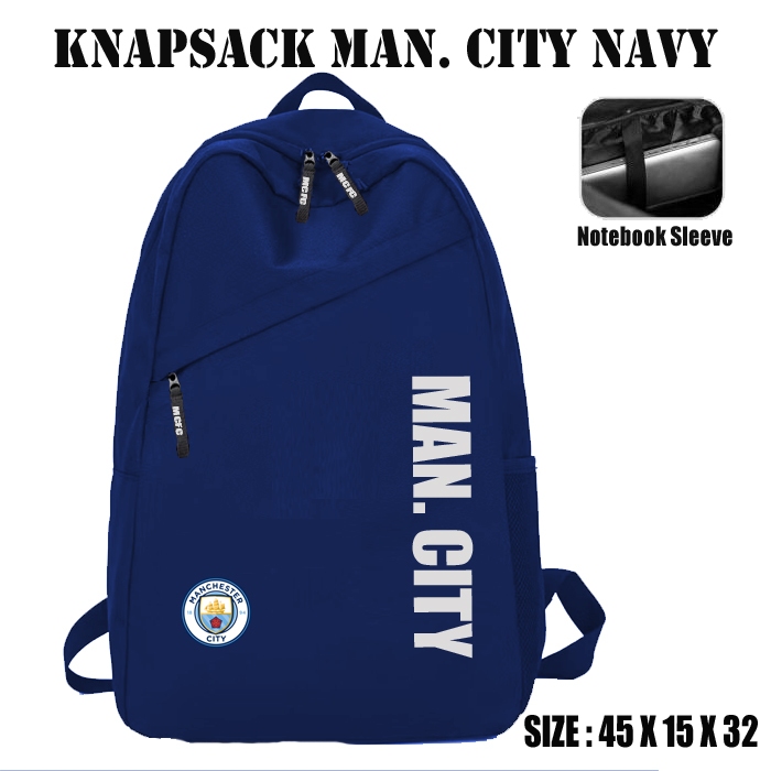 Manchester CITY Backpack - MANCIT Bag - MAN School Bag. City - TAS CITY