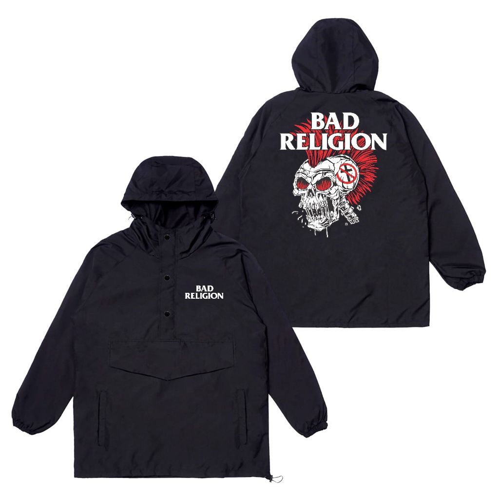 Population Official Tiedye Jacket BAD RELIGION - Black Jacket Men