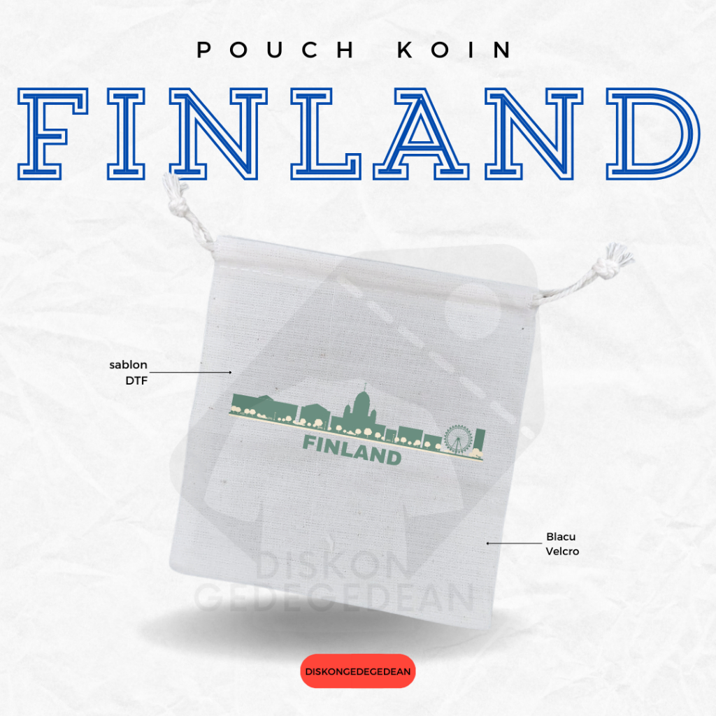 Discountgedean Pouch Coin Wallet Finnish Souvenir Coin Wallet By Helsinki Material Of Type 2