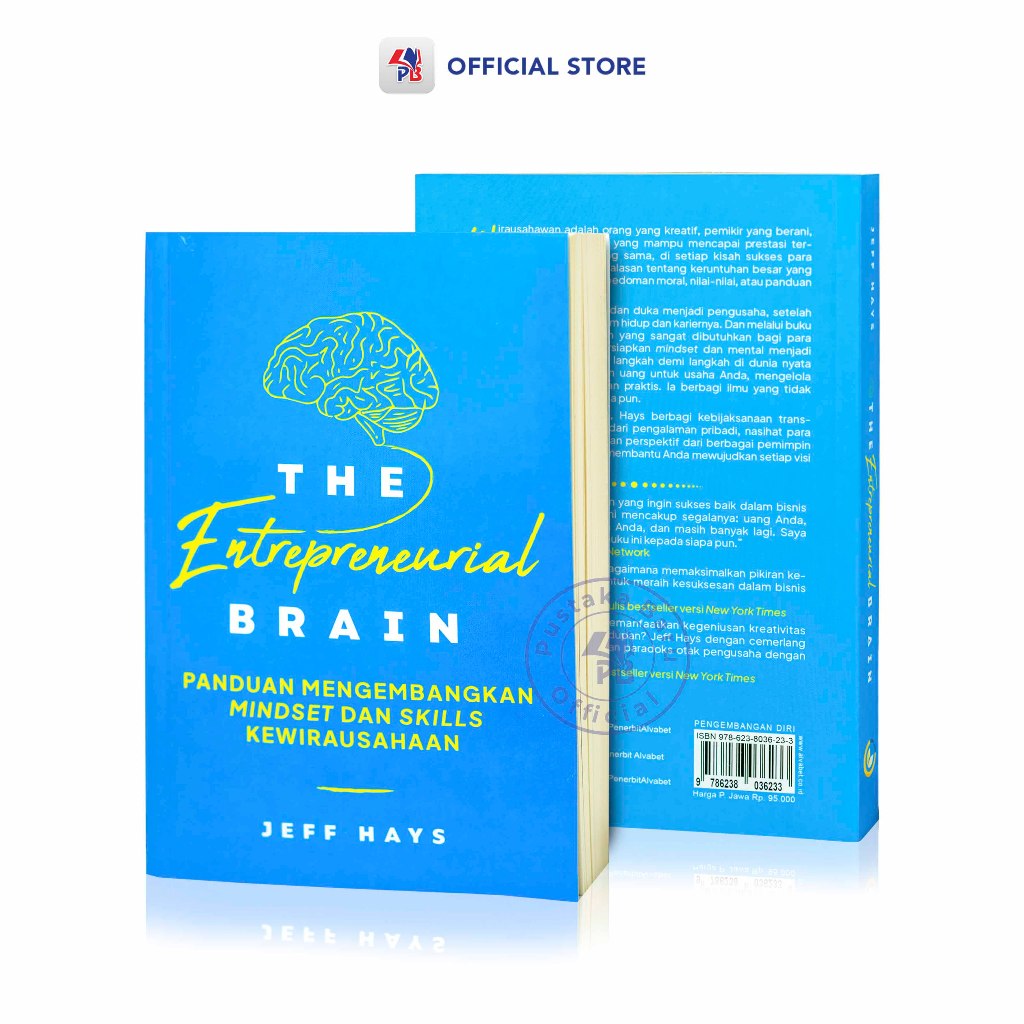 The Entrepreneurial Brain Book - A Guide To Develop Entrepreneurship Mindsets And Skills - Jeff Hays/Gemilang