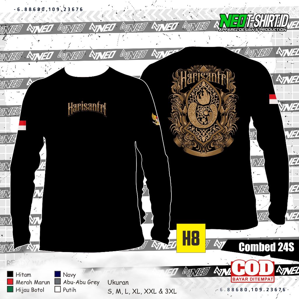 Student Day T-Shirt 2024 | H7 | Long | Ministry Of Religion Official Logo | Premium 24s