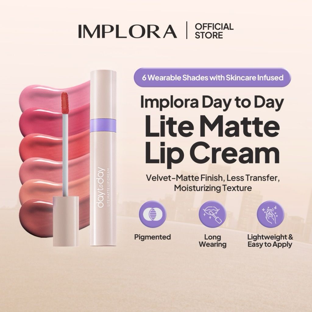 IMPLORA DAY TO DAY LITE MATTE LIP CREAM