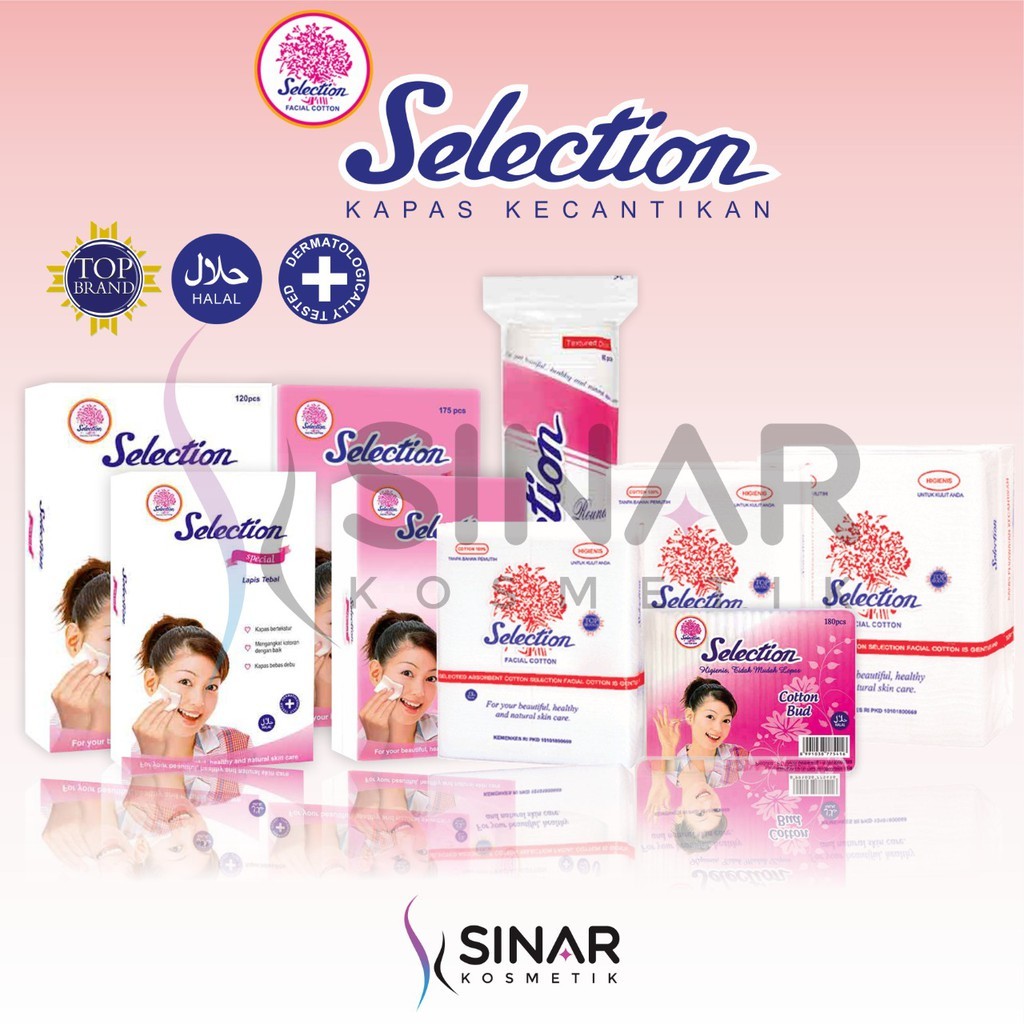 *SINAR* Selection Cotton Beauty Cotton/ Facial Cotton/ 35g - 50g - 75g
