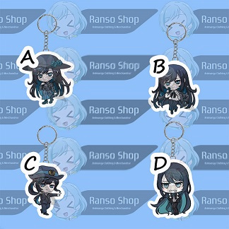 GANTUNGAN Ado Virtual Singer UV Keychain 2 Sides Laser Cutting Premium Clear Transparent Edge / Ganci Ado Wish / Merch Merchandise Keychain Ado Band Virtual Singer Japanese Music Anime