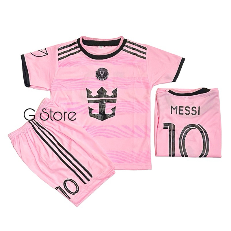 The Latest inter miami pink club messi Children's Ball Suit set Of Quality Soccer Shirts For Boys futsal Shirts