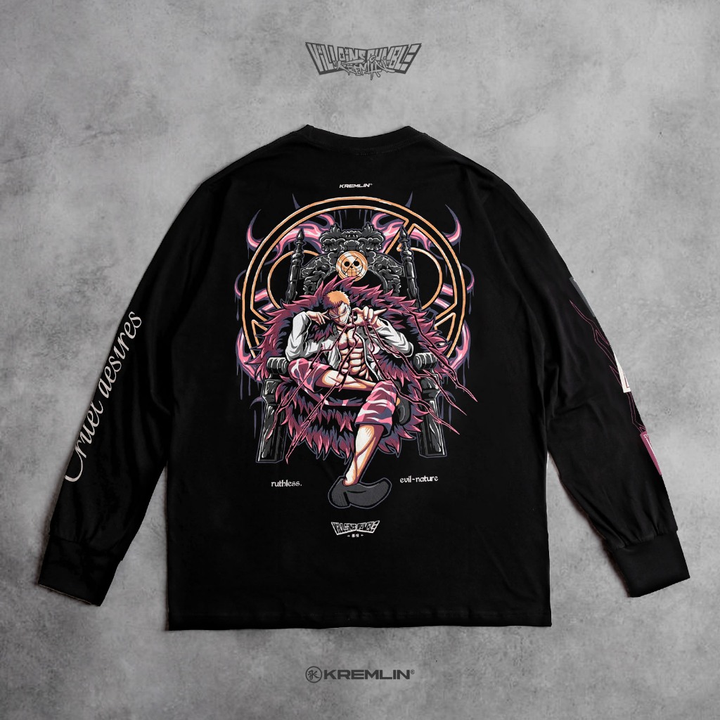 Kremlin Longsleeve T-shirt Anime Villains Rumble Series - DOFLAMINGO