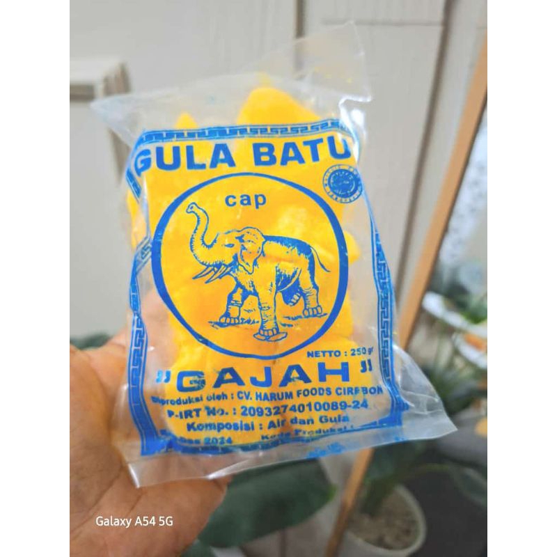 Yellow Rock Sugar, Elephant Brand, Cirebon Specialty 250g