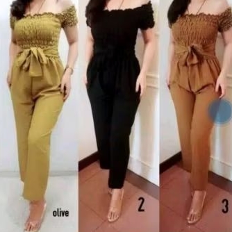 [KEVINSTORE] Jumpsuit Sabrina DrawstringWanita LatestPOLOS.