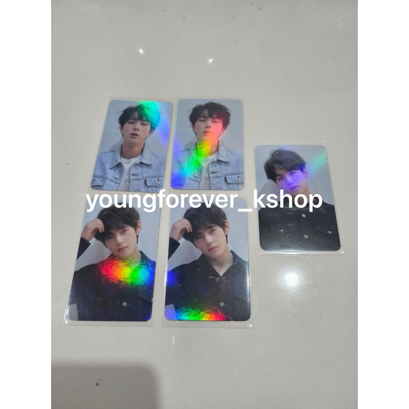 [READY Ina BISA REQ CO VIDEO] Photocard BTS Vinyl Love Yourself tear (Pc Vinyl LY tear) Jin Suga V