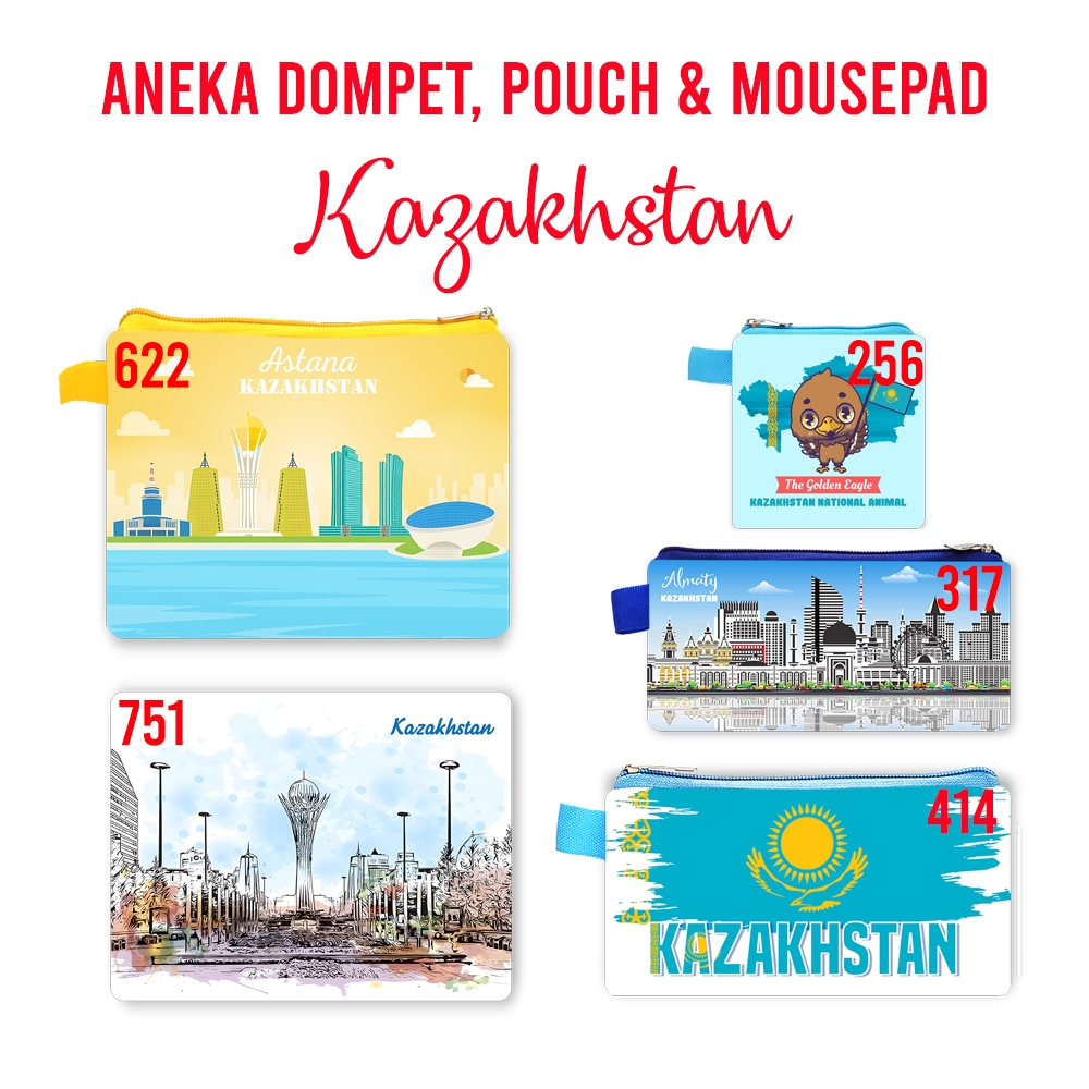 Kazakstan Wallet Landmark Souvenir Souvenir By Mini Wallet Country Long Wallet Pouch Mouse Pad Kazakhstan