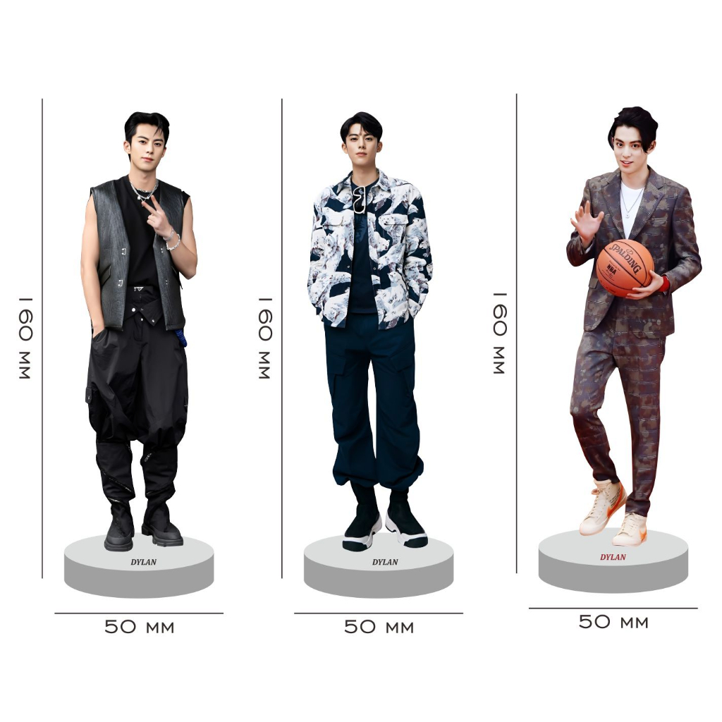 Stand Figure Dylan Wang Chinese Actor Wang Hedi