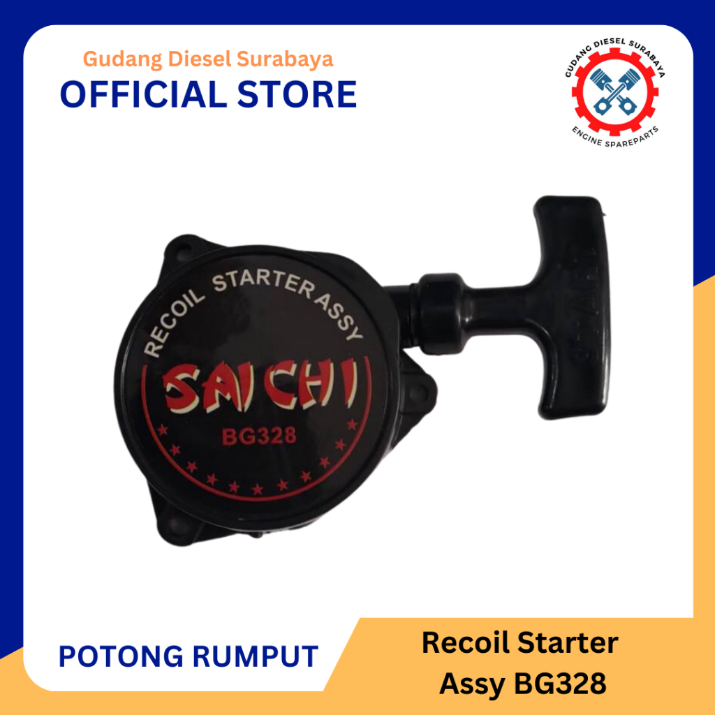 Recoil Starter Assy | Tarikan Mesin Potong Rumput 328