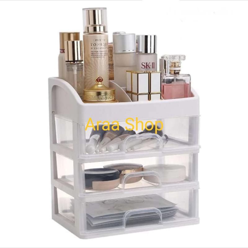 Cosmetic Rack 3 Layers Multi-Purpose Cosmetic Drawer / Make Up Rack / Make Up Drawer / Make Up Storage / 3 Layer Cosmetic Drawer