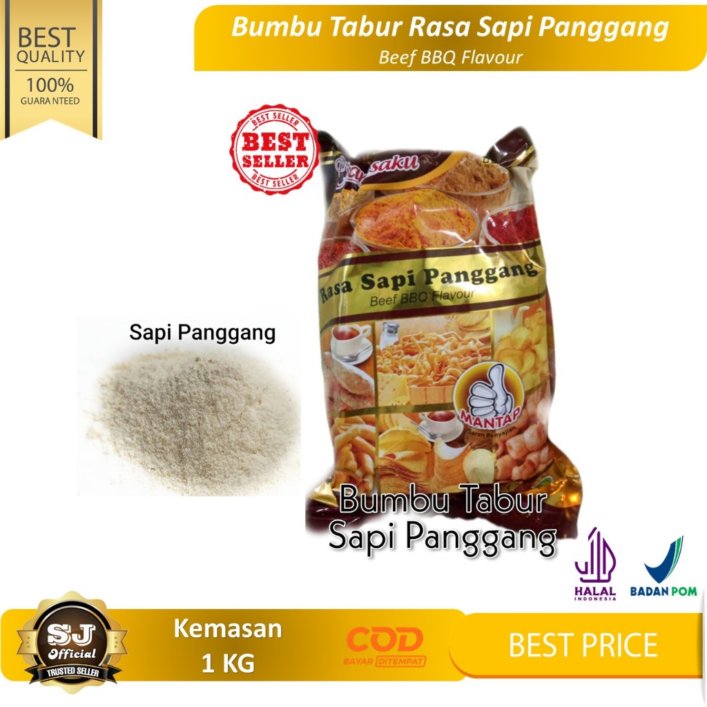 Citarasaku Seasoning (1 KG) ROASTED BEEF Flavor - HALAL & BPOM