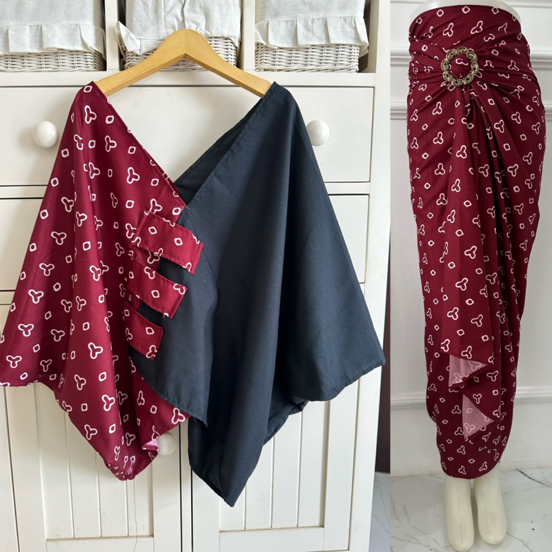 WOMEN'S JUMPUTAN SET PREMIUM BATIK WOMEN'S SET